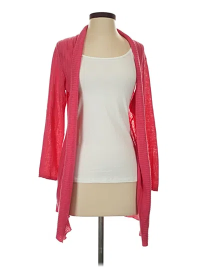 Pre-owned Nic + Zoe Cardigan Sweater In Pink