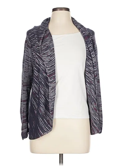 Pre-owned Nic + Zoe Cardigan Sweater In Purple