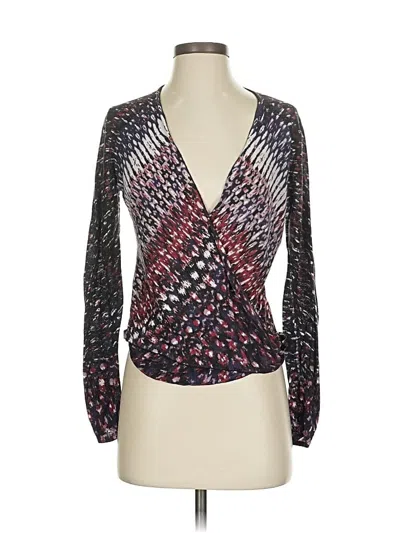 Pre-owned Nic + Zoe Cardigan Sweater In Purple