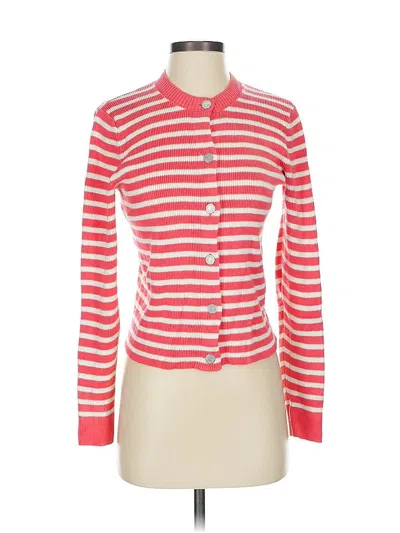 Pre-owned Nic + Zoe Cardigan Sweater In Red