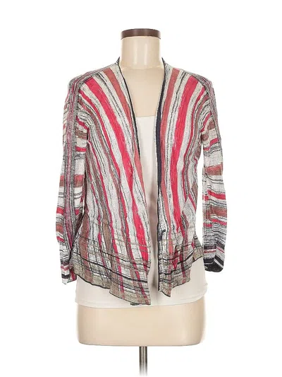 Pre-owned Nic + Zoe Cardigan Sweater In Red