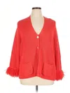 Nic + Zoe Cardigan Sweater In Red