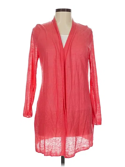 Pre-owned Nic + Zoe Cardigan Sweater In Red