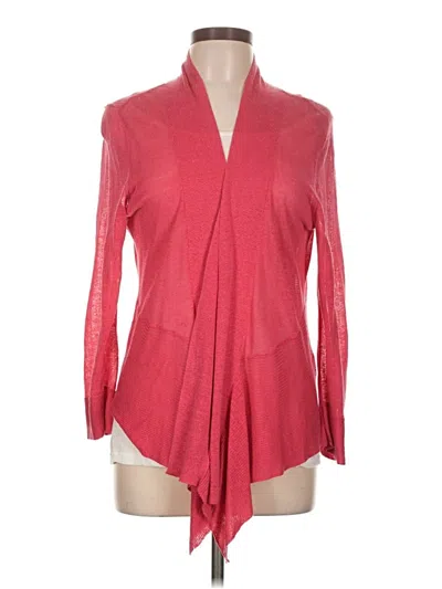 Pre-owned Nic + Zoe Cardigan Sweater In Red