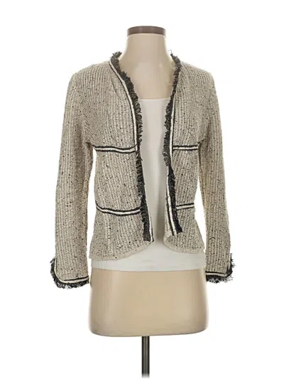 Pre-owned Nic + Zoe Cardigan Sweater In Tan
