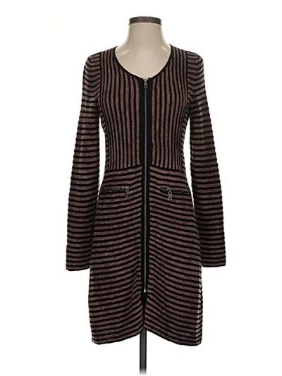 Pre-owned Nic + Zoe Cardigan Sweater In Tan