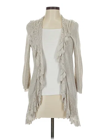 Pre-owned Nic + Zoe Cardigan Sweater In White