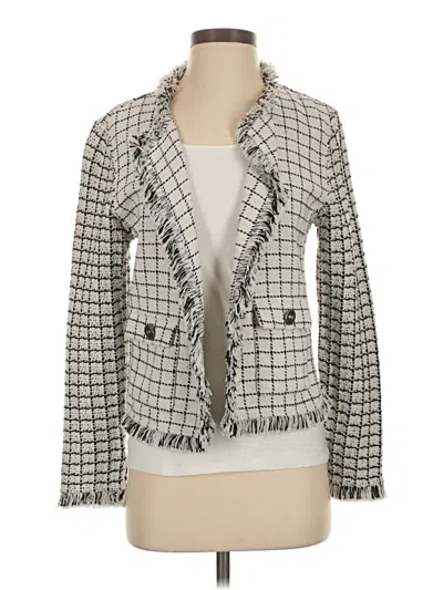 Pre-owned Nic + Zoe Cardigan Sweater In White