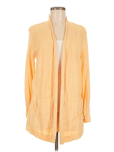 Pre-owned Nic + Zoe Cardigan Sweater In Yellow