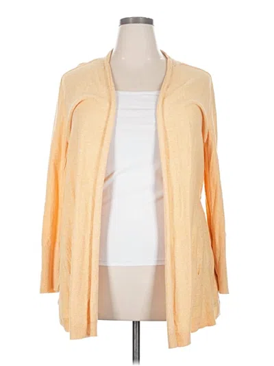 Pre-owned Nic + Zoe Cardigan Sweater In Yellow