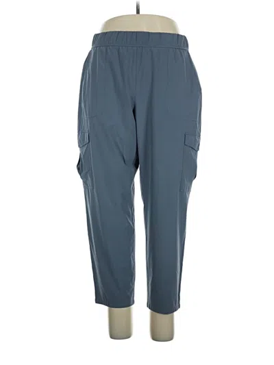 Pre-owned Nic + Zoe Cargo Pants In Blue