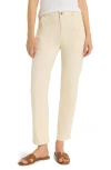 Nic + Zoe Nic+zoe Carpenter Relaxed Straight Leg Ankle Jeans In Canvas