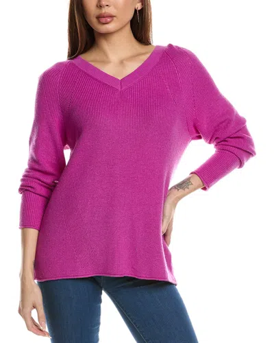 Nic + Zoe Nic+zoe Cashmere-blend V-neck Sweater