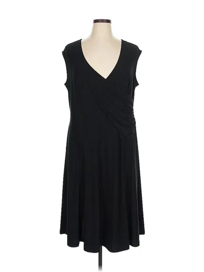 Pre-owned Nic + Zoe Casual Dress In Black