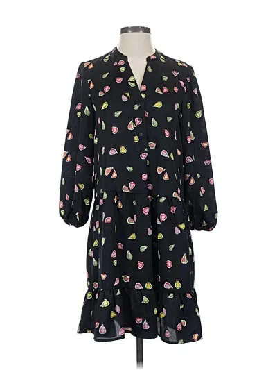 Pre-owned Nic + Zoe Casual Dress In Black