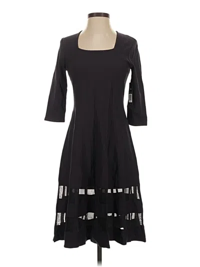 Pre-owned Nic + Zoe Casual Dress In Black
