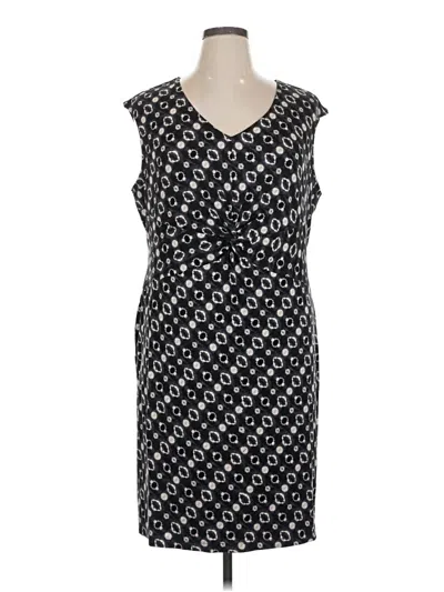 Pre-owned Nic + Zoe Casual Dress In Black