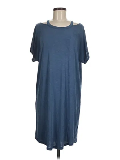 Pre-owned Nic + Zoe Casual Dress In Blue