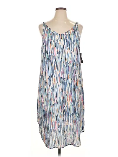 Pre-owned Nic + Zoe Casual Dress In Blue