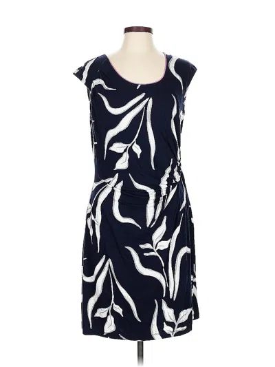 Pre-owned Nic + Zoe Casual Dress In Blue