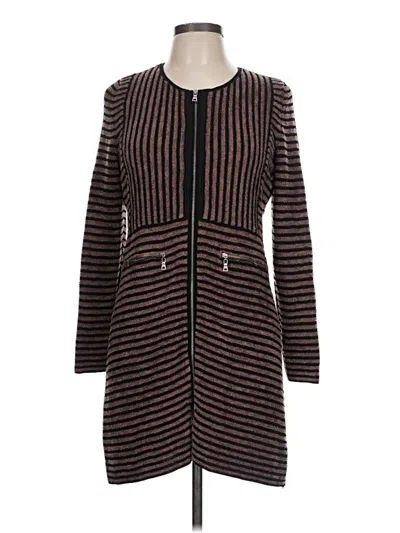 Pre-owned Nic + Zoe Casual Dress In Brown