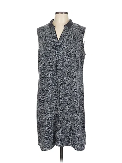 Pre-owned Nic + Zoe Casual Dress In Gray