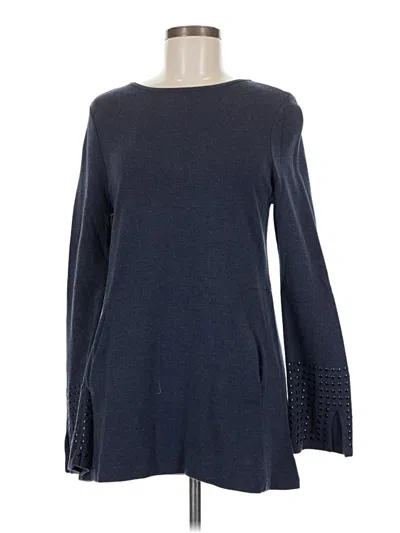 Pre-owned Nic + Zoe Casual Dress In Gray