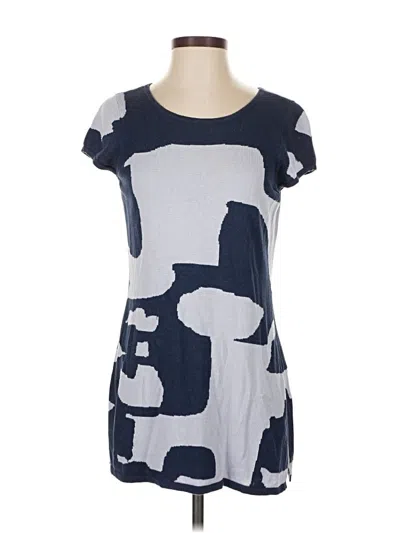 Pre-owned Nic + Zoe Casual Dress In Gray