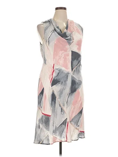 Pre-owned Nic + Zoe Casual Dress In Gray