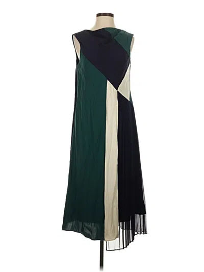 Pre-owned Nic + Zoe Casual Dress In Green