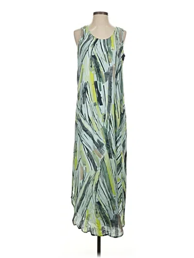 Pre-owned Nic + Zoe Casual Dress In Green