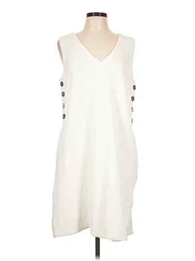 Nic + Zoe Casual Dress In Ivory
