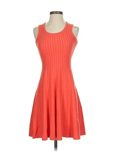 Pre-owned Nic + Zoe Casual Dress In Orange