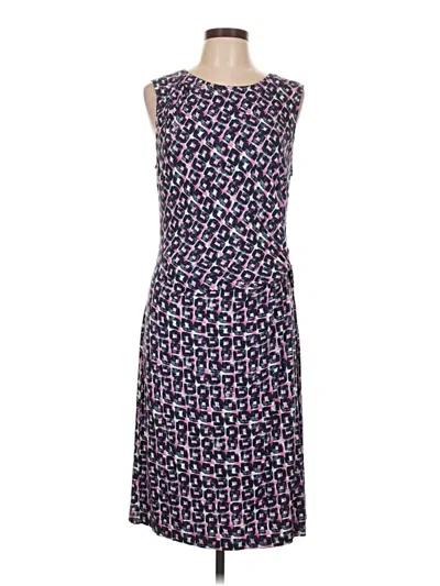 Pre-owned Nic + Zoe Casual Dress In Purple
