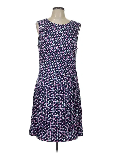 Pre-owned Nic + Zoe Casual Dress In Purple