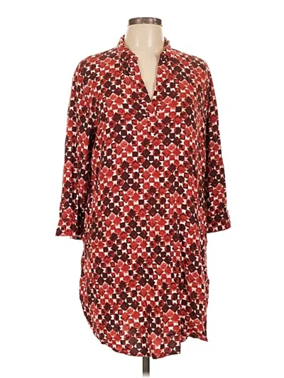 Pre-owned Nic + Zoe Casual Dress In Red