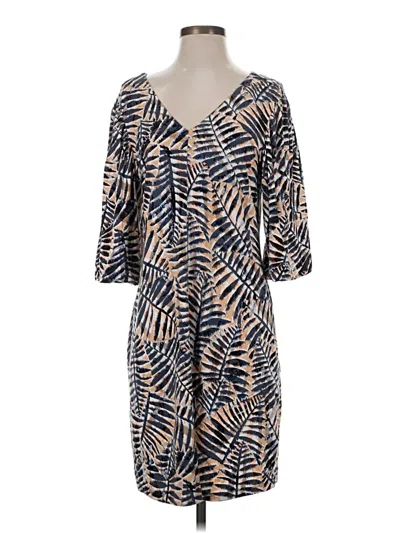 Pre-owned Nic + Zoe Casual Dress In Tan