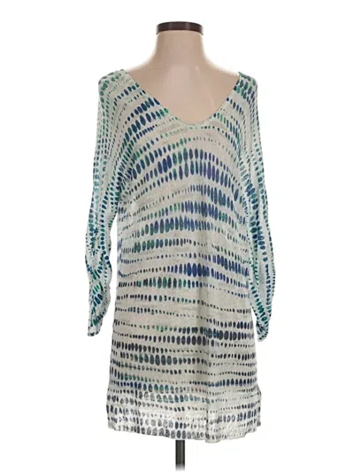 Pre-owned Nic + Zoe Casual Dress In Teal