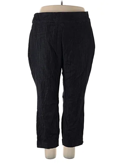 Pre-owned Nic + Zoe Casual Pants In Black