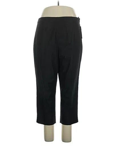 Pre-owned Nic + Zoe Casual Pants In Black