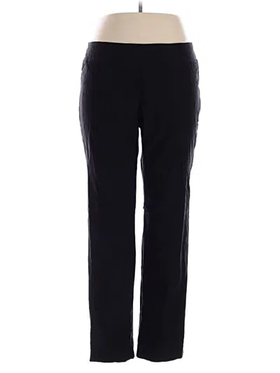 Pre-owned Nic + Zoe Casual Pants In Black