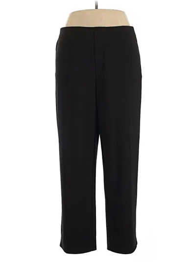 Pre-owned Nic + Zoe Casual Pants In Black
