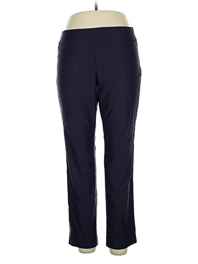 Pre-owned Nic + Zoe Casual Pants In Blue