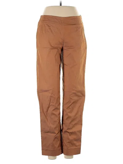 Pre-owned Nic + Zoe Casual Pants In Brown