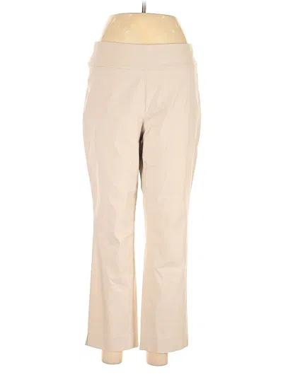 Pre-owned Nic + Zoe Casual Pants In Brown