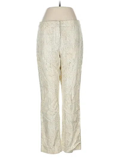 Pre-owned Nic + Zoe Casual Pants In Gold
