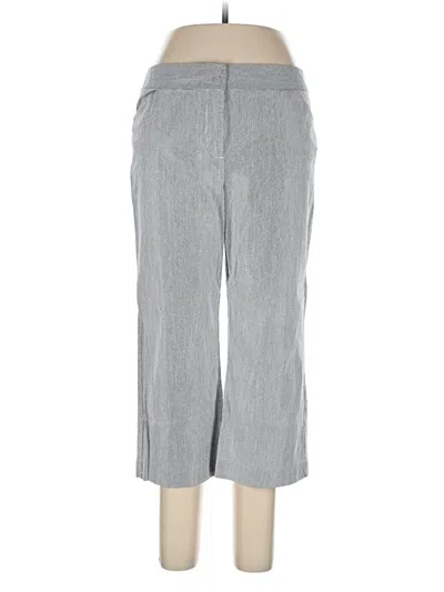 Pre-owned Nic + Zoe Casual Pants In Gray
