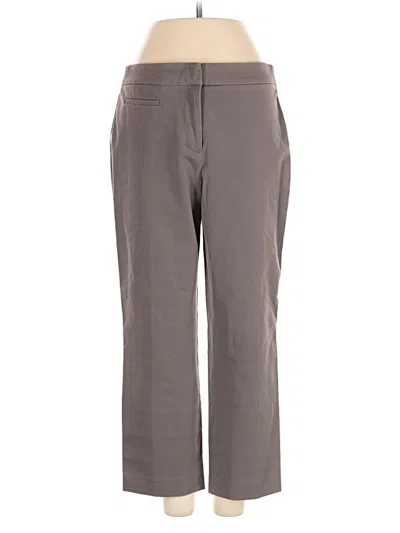Pre-owned Nic + Zoe Casual Pants In Gray