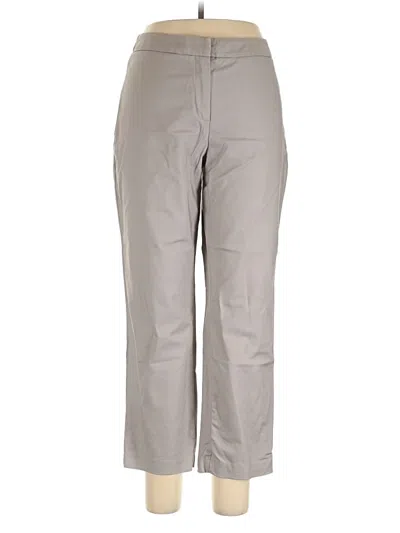 Pre-owned Nic + Zoe Casual Pants In Gray