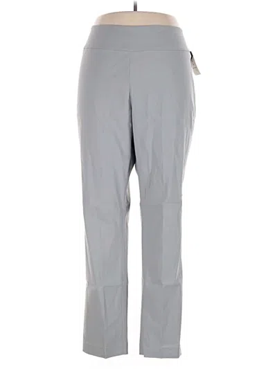 Pre-owned Nic + Zoe Casual Pants In Gray